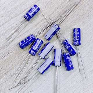 Capacitor ยี่ห้อ SAMWHA ของแท้ ค่า 1uF/50V. จำนวน 10 ตัว