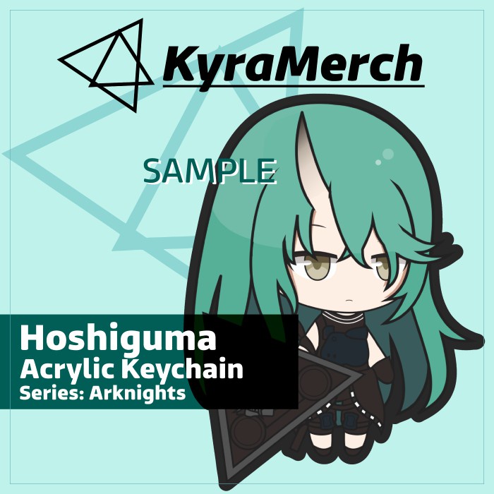 พวงกุญแจ Arknights Hoshiguma
 | ตัวแทนจําหน่าย Fanmerch Anime Kyramerch