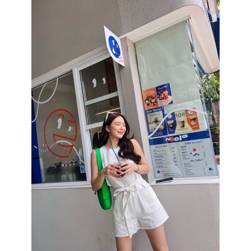 basicbysita - plamer jumpsuit มือสอง*