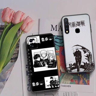 เคสโทรศัพท์มือถือ แบบนิ่ม พิมพ์ลายอนิเมะ Jujutsu Kaisen สีดํา สําหรับ Vivo V25 Y16 Y35 Y22 Y22S Y77 WS2