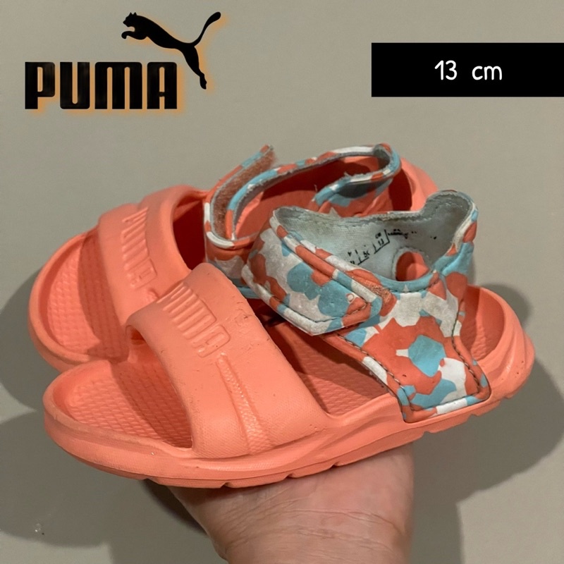 PUMA รองเท้าเด็กมือสองของแท้100% 🍊พร้อมส่ง🍊 sz 13 cm