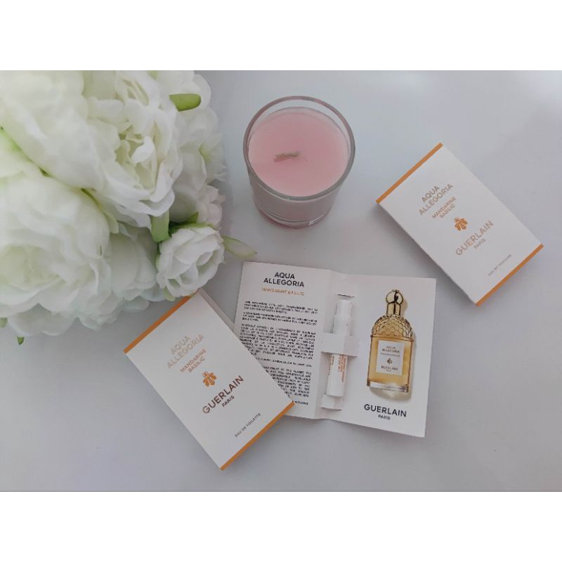 น้ำหอมเทสเตอร์ ไวออล Guerlain Aqua Allegoria Mandarine Basilic EDT ขนาด 1ml น้ำหอมชนิดพกพา ของแท้