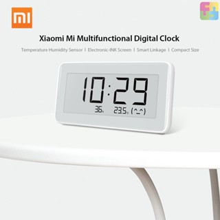 Original Xiaomi Mi เครื่องวัดอุณหภูมิ ความชื้น นาฬิกาดิจิทัล หน้าจอหมึก เซนเซอร์อุณหภูมิ บลูทูธ ไร้สาย อัจฉริยะ เชื่อมต่อแอป Mi Home