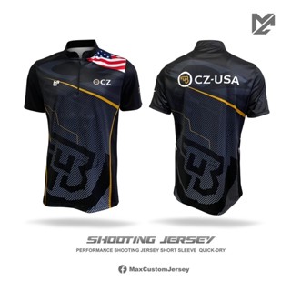 Max Custom Jersey เสื้อยิงปืนแบบใหม่ CZ