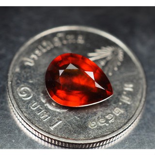 เฮสโซไนต์โกเมน (Hessonite) 2.05 กะรัตแดงส้มสวย (14212)
