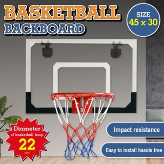 BG SPORT Kids Basketball hoop &  Ball Indoor Hanging Shatterproof free High Quality Set S011/ S011-1