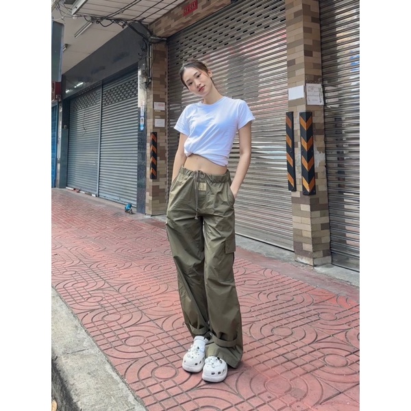 - QUERA Qargo Pants - 🦖คาร์โก้แพนท์ พร้อมส่งทุกสี