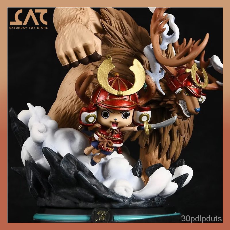 14cm One Piece Chopper Anime Figures Wano Onigashima Chopper Action