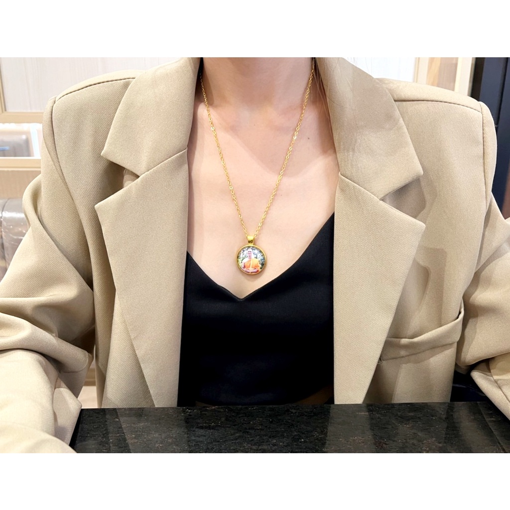 ❗ใส่รูป1ด้าน❗ สร้อยคอ จี้ ล็อกเก็ต ใส่รูป น่ารัก ของขวัญ สำหรับวันพิเศษ - รูปที่ 6