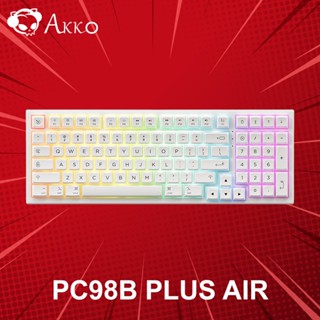 คีย์บอร์ด Akko PC98B Plus Air (ภาษาอังกฤษ) ประกันศูนย์ 1 ปี