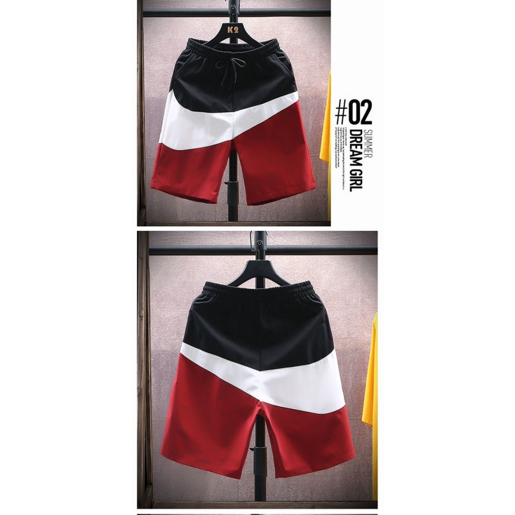 🔥ลด 50.- ใช้โค้ด DET199MAR🔥 กางเกงขาสั้นยางยืดแห้งเร็ว，ใส่ได้ 28-40 นิ้วA007 - รูปที่ 4