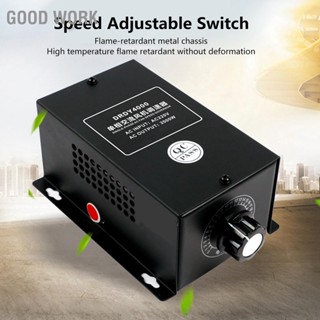 BGood Work สวิตช์ปรับความเร็วพัดลมเพดาน เฟสเดียว Drdy4000 Ac 220V