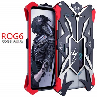 Zimon เคสโทรศัพท์มือถือ อลูมิเนียมอัลลอย แบบแข็ง กันกระแทก สําหรับ ASUS ROG 6 ROG 6