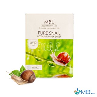 MBL PURE SNAIL INTENSIVE MASK SHEET(10 sheet)