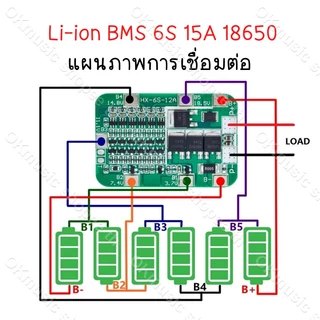 บอร์ดชาร์จแบตเตอรี่ลิเธียม Li-on 3S 4S 5S 6S 10A 20A 30A 40A 18650 PCB BMS 3s BMS 4s BMS 5s BMS 6s 12.6V 16.8V 21V 25.2V
