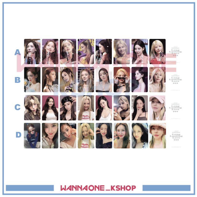 การ์ดเทรนด์ Photocard snsd ฉบับรักติดทนนาน