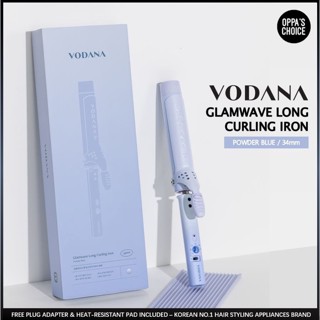 [พร้อมส่ง] VODANA เหล็กดัดผม GLAM WAVE LONG CURLING IRON 34mm [POWDER BLUE]