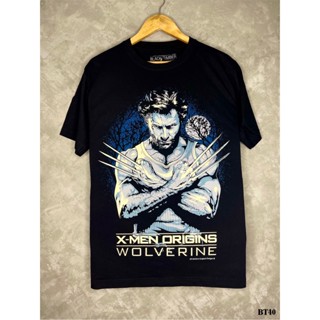 Wolverineเสื้อยืดสีดำสกรีนลายBT40