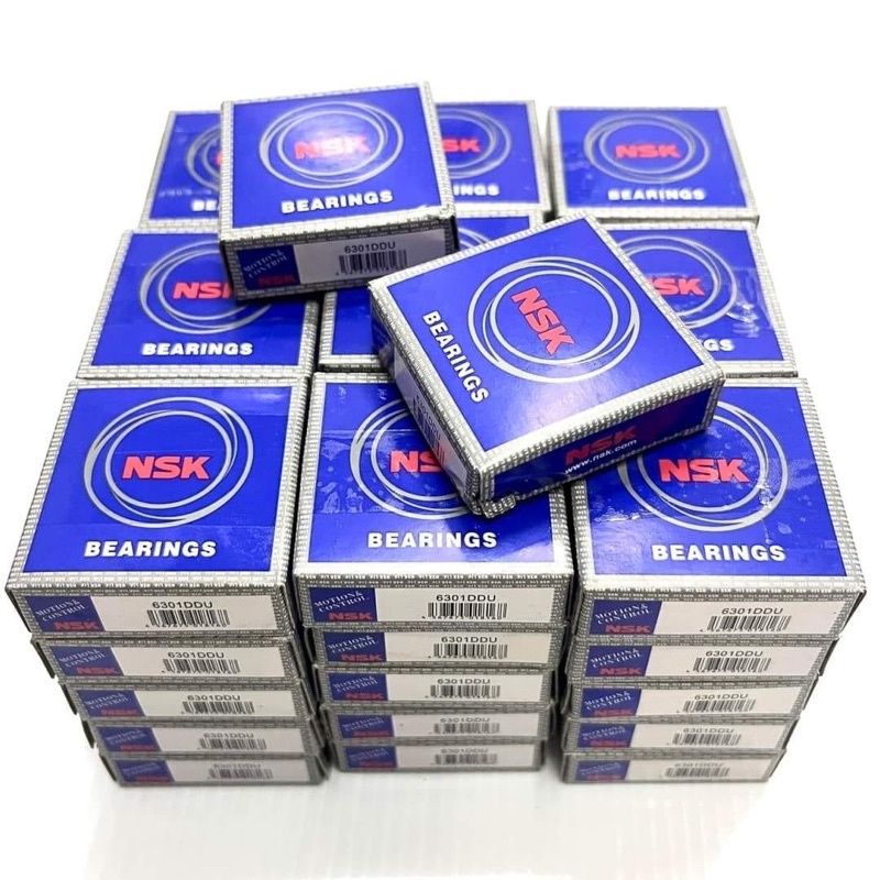 ลูกปืนล้อ NSK (ชุดละ 10 ตลับ) เบอร์ 6004 / 6201 / 6202 / 6203 / 6204 / 6205 / 6300 / 6301 / 6302 / 6303 / 6304 / 6305