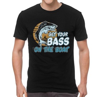 เสื้อยืดผ้าฝ้ายพิมพ์ลายขายดี เสื้อยืดแขนสั้น พิมพ์ลาย Awesome Bass Fishing สไตล์สตรีท สําหรับผู้ชาย