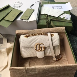 พร้อมส่งNew Gucci Marmont mini Shoulder bag เทพ 📌size 22 cm.