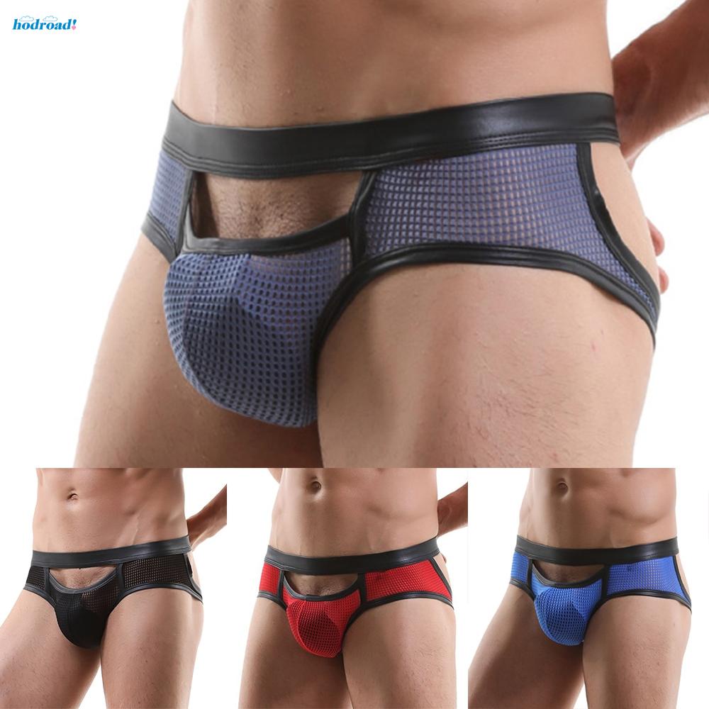 【HODRD】Underwear See Mesh Thong Panties Briefs Mens Sexy Backless Jockstrap Buttoms【Fashion】 #4