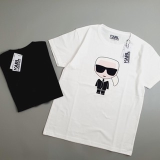 Karl เสื้อยืด แบรนด์นําเข้า กระจก 1:1 ของแท้