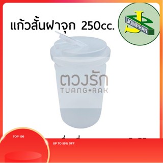 TR Jomphan แก้วสั้นฝาจุก 250มิลลิลิตร G.250