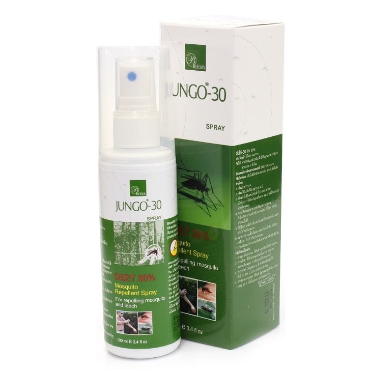 Jungo-30 Jungo30 Jungo 30 Spray จังโก้-30 สเปรย์กันยุง กันทาก นานประมาณ 7 ชั่วโมง ขนาด 100 ml 13098