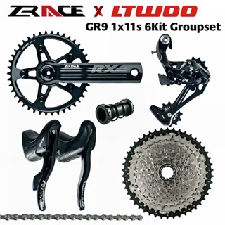 Ltwoo GR9 1x11 Speed, 11s Road Groupset, R / L Shifter + Rear Derailleurs + ZRACE chainset Cassette, gravel-bikes Cyclo-Cross