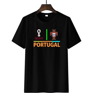 FIFA เสื้อยืด Unisex DISTRO T-Shirt World Cup QATAR LOGO PORTUGAL World Cup