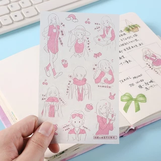 Diy สติ๊กเกอร์ การ์ตูน น่ารัก เครื่องเขียน ตกแต่งห้องเด็ก