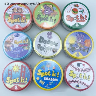 Strongaromonyu พร้อมส่ง แผ่นบอร์ดการ์ดเกม Dobble It สไตล์ฮิปฮอป ของเล่นสําหรับเด็ก