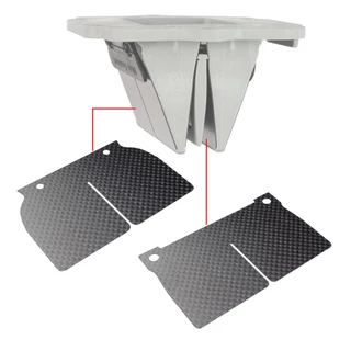 แผ่นหรีดคาร์บอนสำหรับแป้น 2 KR,SER,VICTOR,ZX150 Serpico Victor