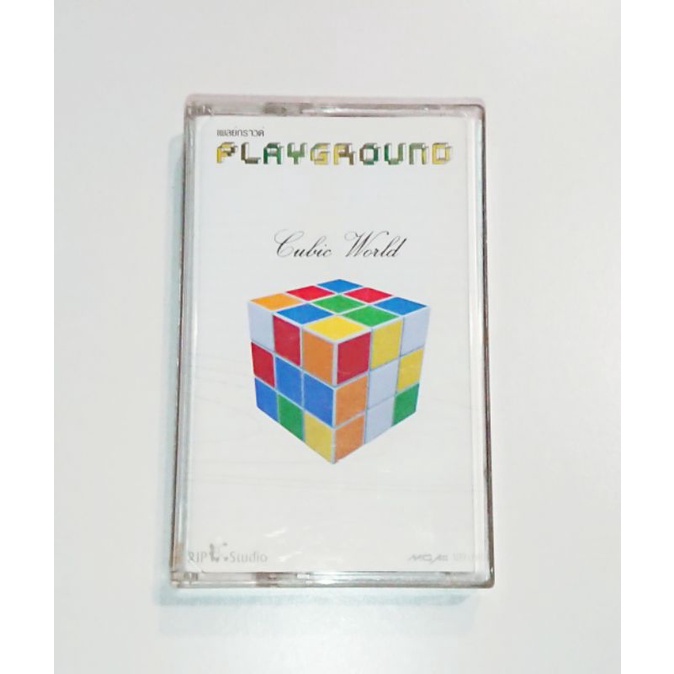 เทปเพลง​ Cassette​ Tape​ เทป​คาสเซ็ท​ PLAYGROUND : Cubic​ World​ (2547)