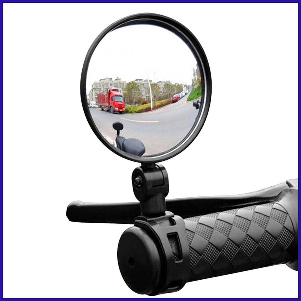 กระจกจักรยานสําหรับมือจับปลอดภัยคริสตัลกระจกกระจกใสอุปกรณ์ขี่สากลเข้ากันได้กับ e-Bikes robpvn