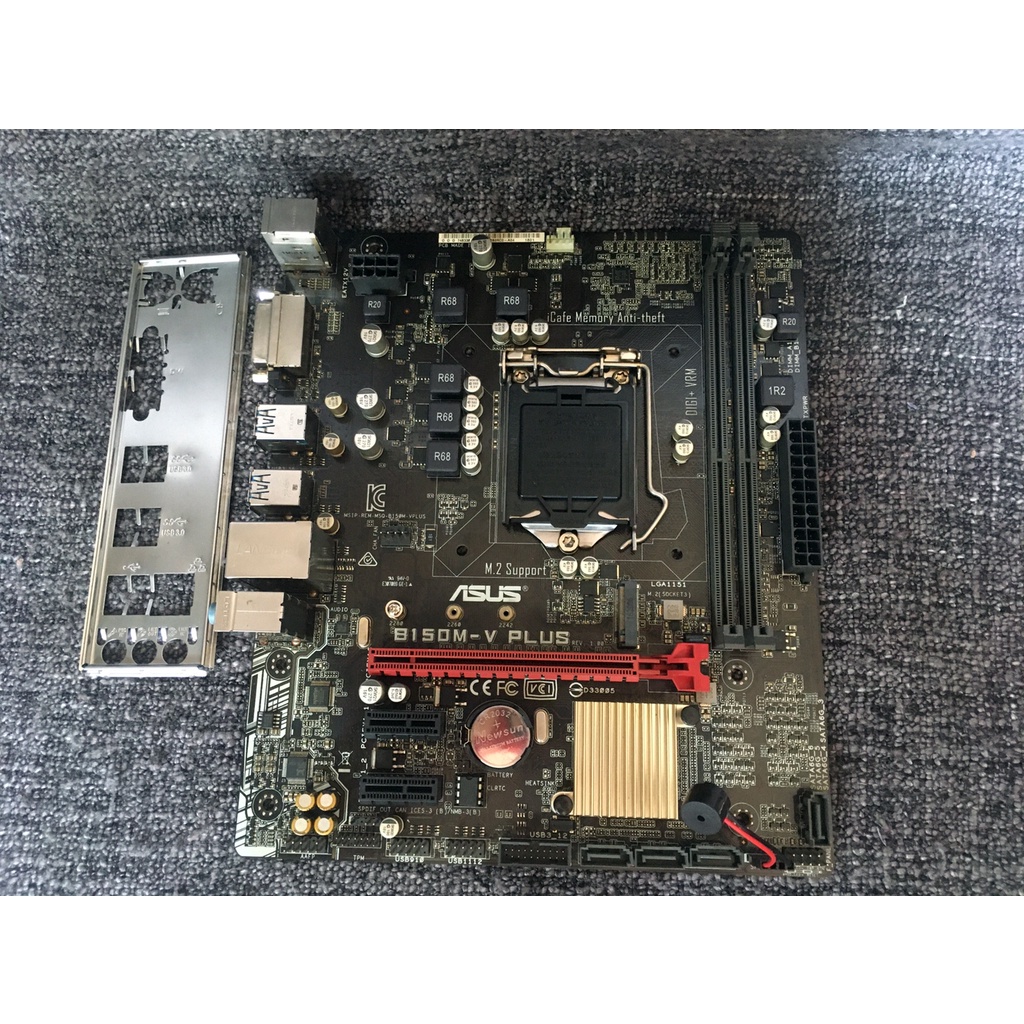 1151V1 ASUS B150M- V PLUS  มือสองพร้อมฝาหลัง