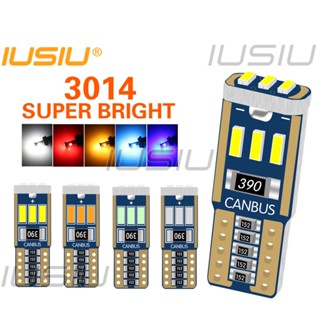 Iusiu T10 ไฟสัญญาณเลี้ยว LED T10 W5W 12v สําหรับติดป้ายทะเบียนรถจักรยานยนต์