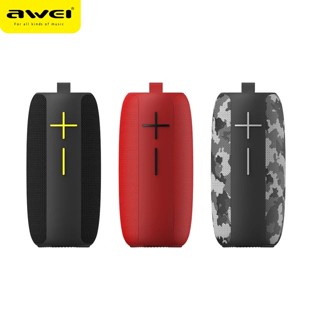 Awei Y370 LED Outdoor HiFi Bluetooth Speaker กันน้ำ IPX6 บลูทูธ 5.0 แสงไฟขณะเปิด