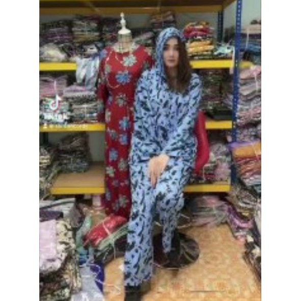Set hoddie corak cat tumpah cc6 เวียดนามแฟชั่นชุดลําลอง hoddie unisex