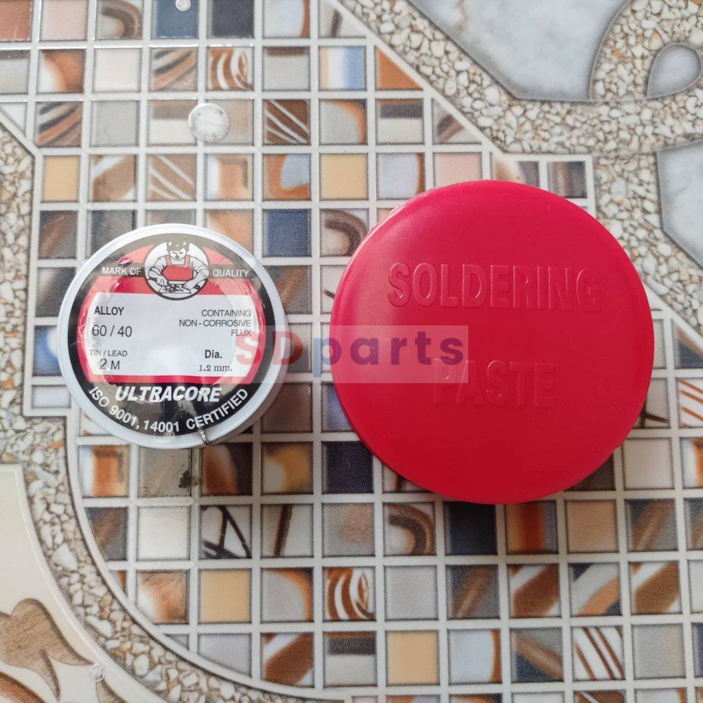 ตะกั่ว ULTRACORE 60/40 น้ำยา ประสาน SOLDERING PASTE #ตะกั่วบัดกรี