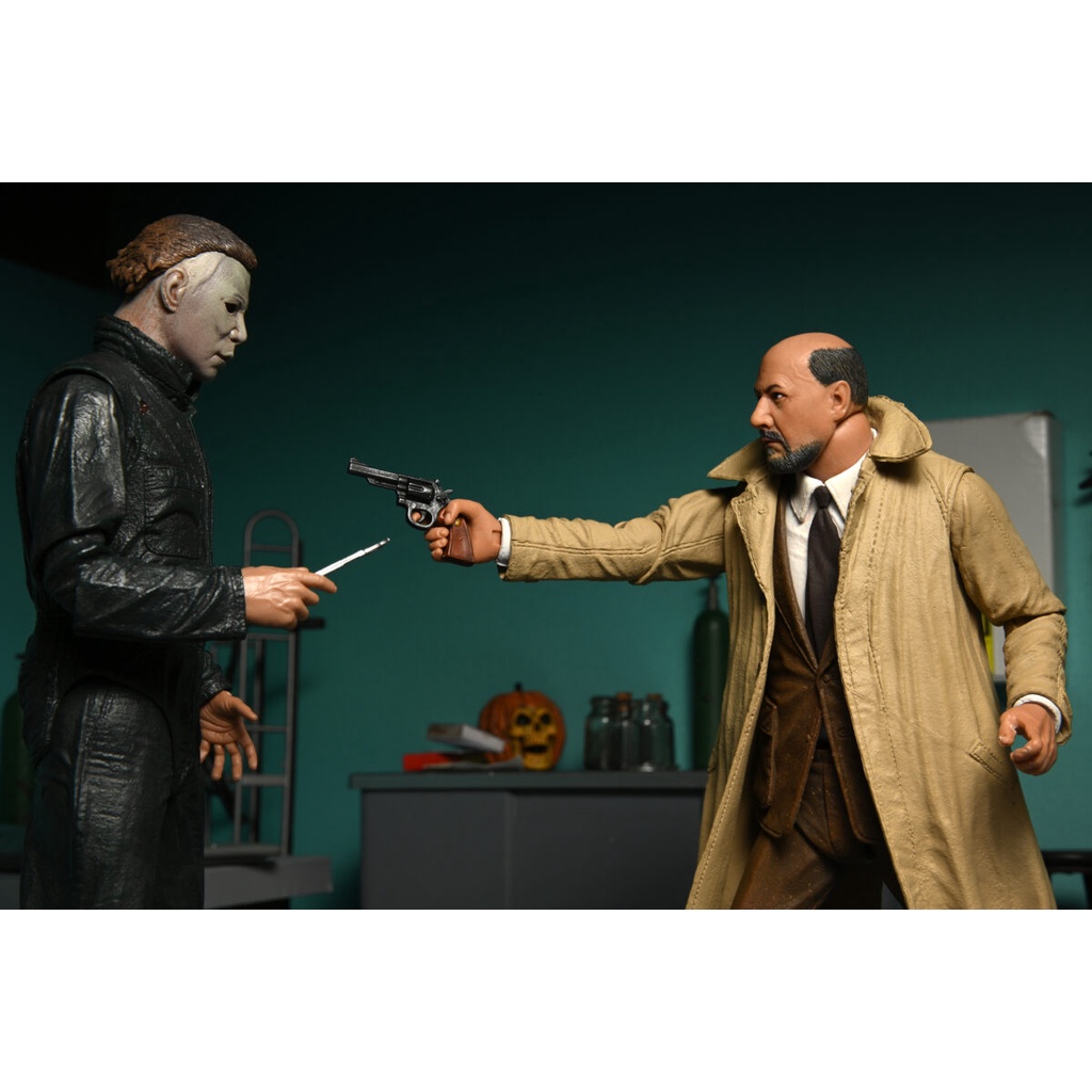 (NECA) Halloween 2 Ultimate Michael Myers & Dr Loomis 2-pack 7 Scale Action Figure