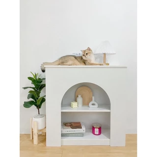 Po Furniture เตาผิงมินิมอล เตาผิงปลอมมินิมอล เข้ากับห้องได้หลากหลายรูปแบบ ขนาด 80x25x80 cm. **สินค้าประกอบเอง**