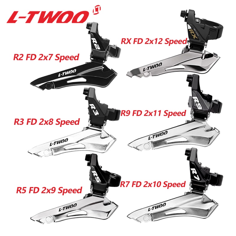 Ltwoo Road Bike RX/R9/R7/R5/R3/R2 2x12/11/10/9/8/7 ความเร็วด้านหน้า Derailleur 2 ความเร็ว FD สําหรับ