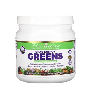 [พร้อมส่ง]🇺🇸 ผงผักรวม  ค่าORACสูง ต้านอนุมูลอิสระ Paradise Herbs, ORAC-Energy Greens