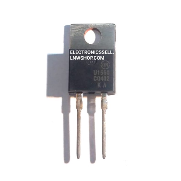 U1560 ไดโอด DIODE MUR1560 ตัวถัง TO-220/2 ยี่ห้อ ON-SEMI 1 pcs M U R 1560 G อุปกรณ์ อะไหล่ อิเล็กทรอ