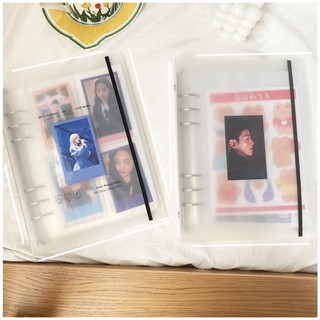 สติ๊กเกอร์อัลบั้มรูปภาพ A5 Binder สไตล์เกาหลีสําหรับตกแต่งสมุดโน๊ตบุ๊ค