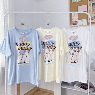 เสื้อยืด BUDDY BUNNY 🐇🐇🐇 Hinahinacloset แท้ **พร้อมส่ง**