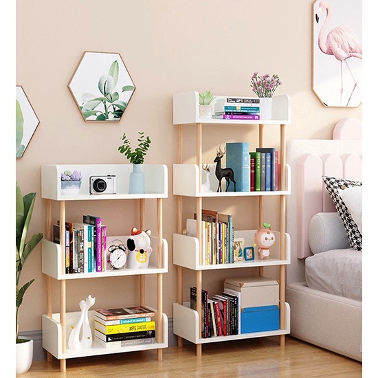 Yifeng ชั้นวางหนังสือ ชั้นวางของ สไตล์มินิมอล รุ่น S 40 60