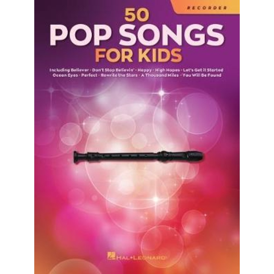 50 Pop Songs for Kids : For Recorder โดย Hal Leonard Corporation (ฉบับสหรัฐอเมริกาปกอ่อน)